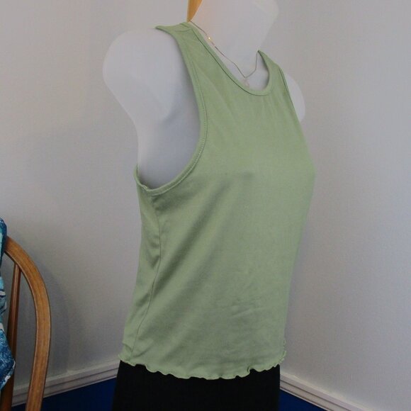 Olivia Rae Ruffle Hem Cropped Tank Top - Picture 3 of 8